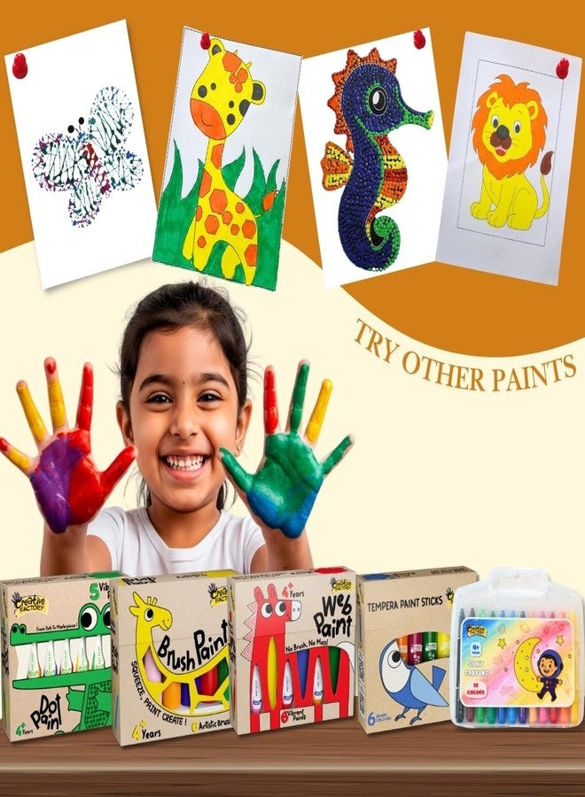 Creative Factory - Art Set - Dab Paint, Bingo Daubers, Mess Free Painting Kit, Non-Toxic Paint, Toddler Toys & Activities, Painting Craft Kit, Boys and Girls Age 4+ - Image 5