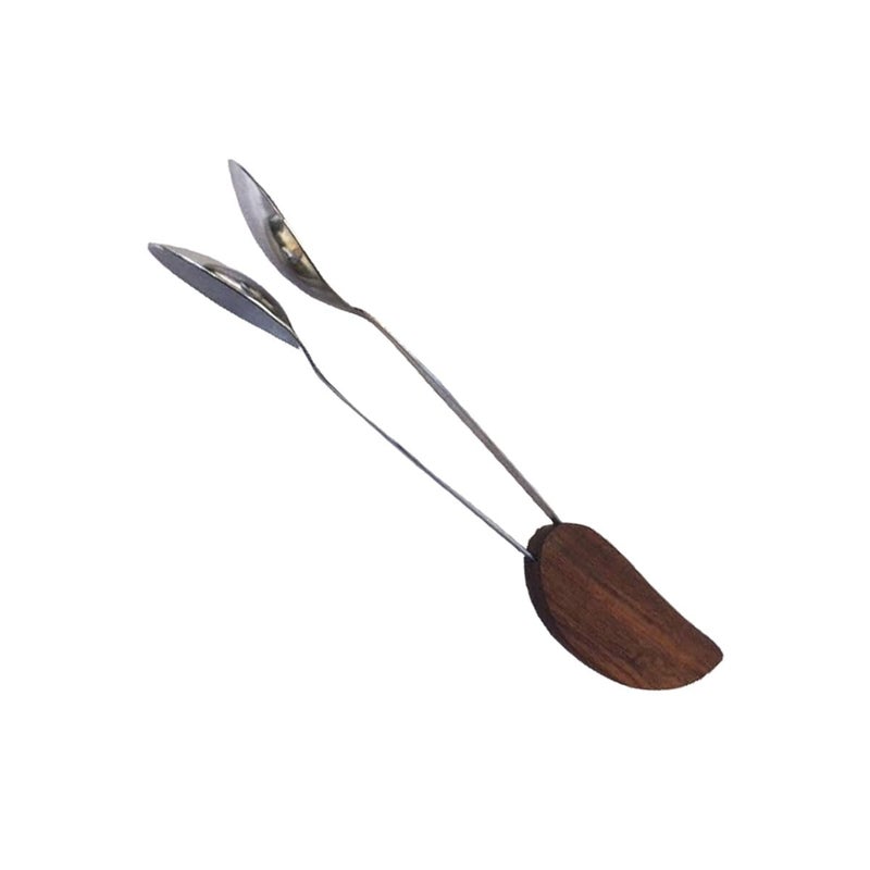 AAR Traditional Irish Percussion Session folk Rosewood Metal Stainless Steel Spoons (Steel&Wood) - Image 1