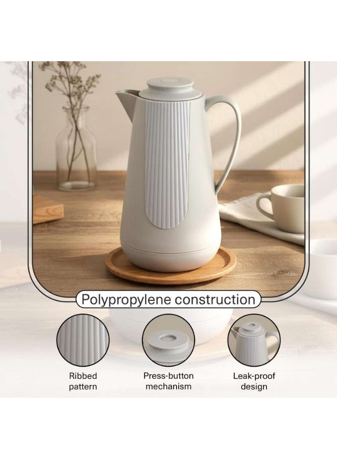 Pan Home Wafa Vacuum Flask 1L - Grey - Image 4