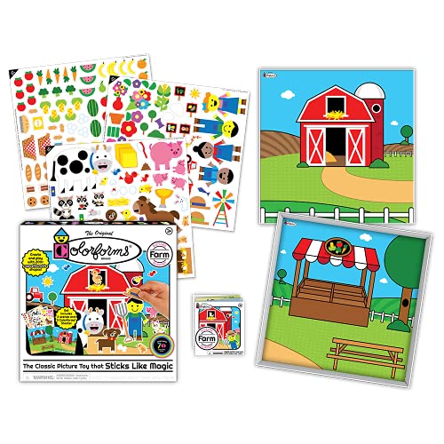 Colorforms Stickers for Kids – Sticker Book, Farm Picture Playset, Arts and Crafts, Toddler Stickers, Repositionable Pieces for Endless Story Fun, for Boys and Girls, Ages 3+ - Image 3