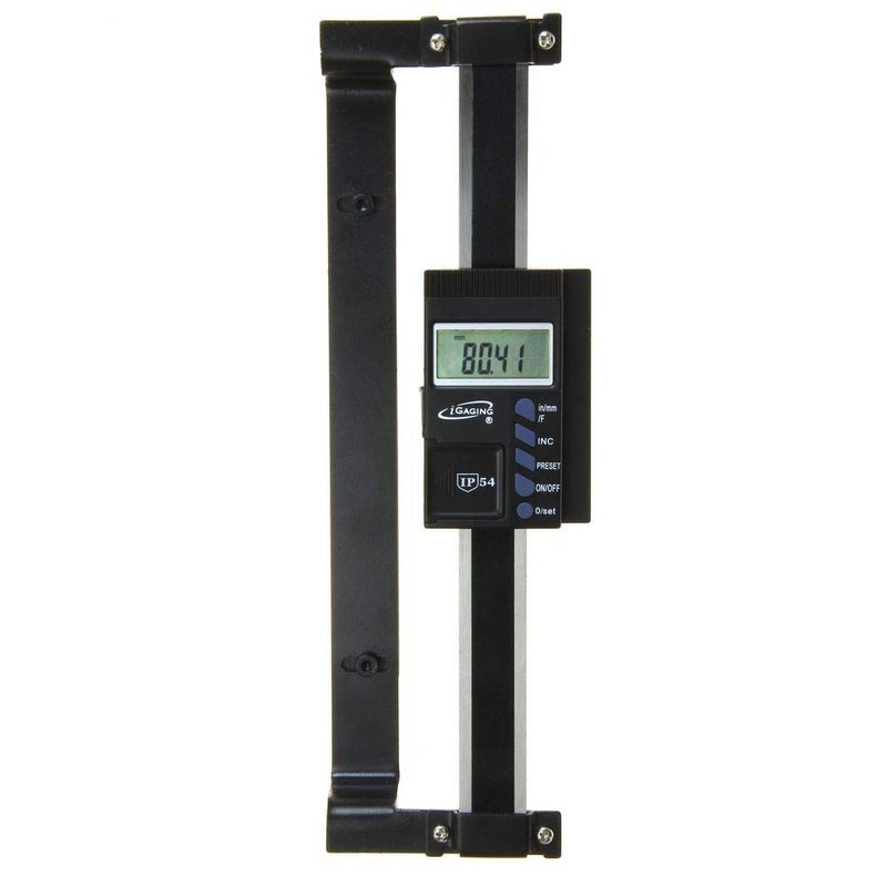 iGaging Digital Readout (DRO) and Quill Kit Mounting Bracket for Bridgeport Type Mills 6" Travel Inch/mm/Fractions - Image 1