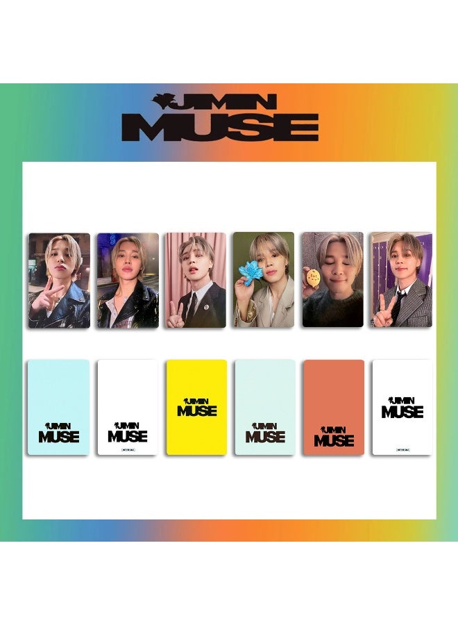 NIBEMINENT 6 Pcs Kpop JIMIN MUSE Lomo Cards Card For Fans Collection Gifts - Image 3