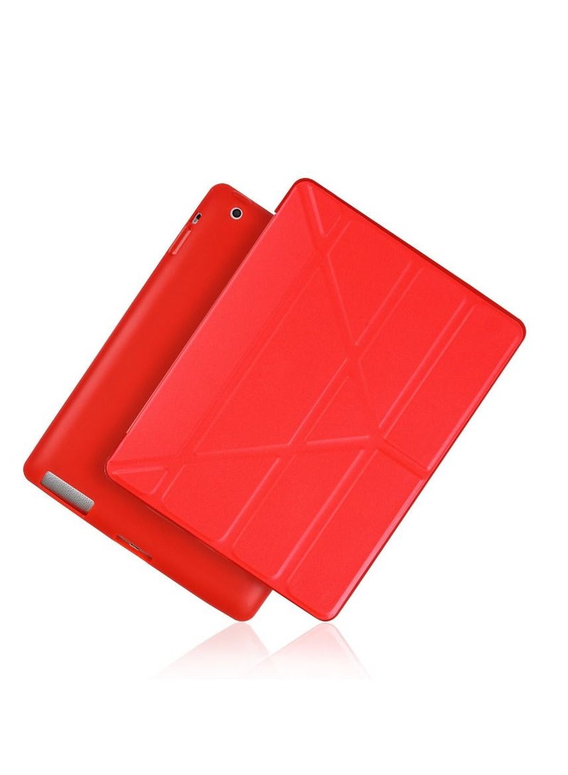 Loquat Red iPad Multi Fold Soft Shell Protective Case