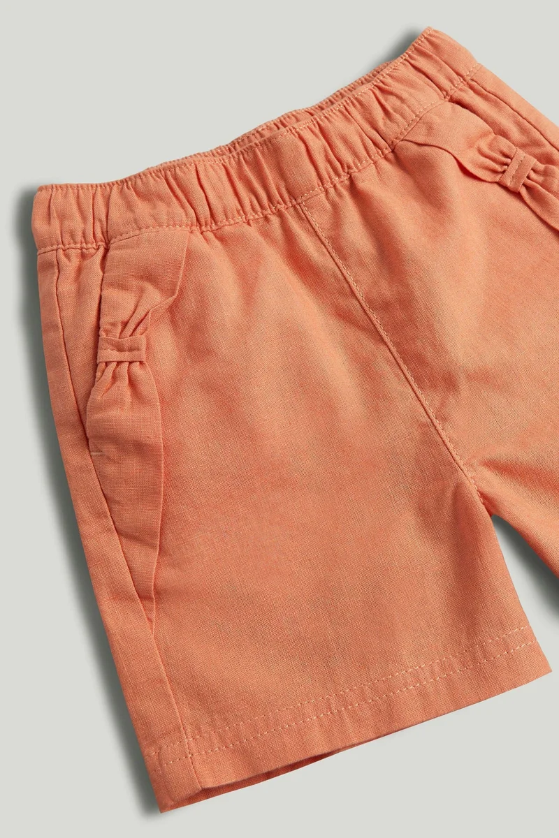 مذركير شورت كتان بيج