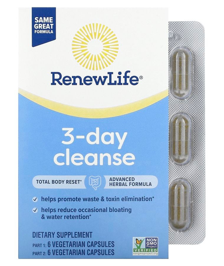 Renew Life 3-Day Cleanse  12 Vegetarian Capsules