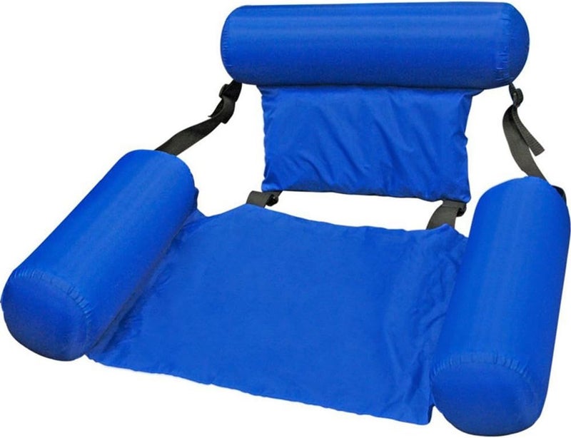 Water Chair Inflatable Swimming Pool Float Lounge, Blue