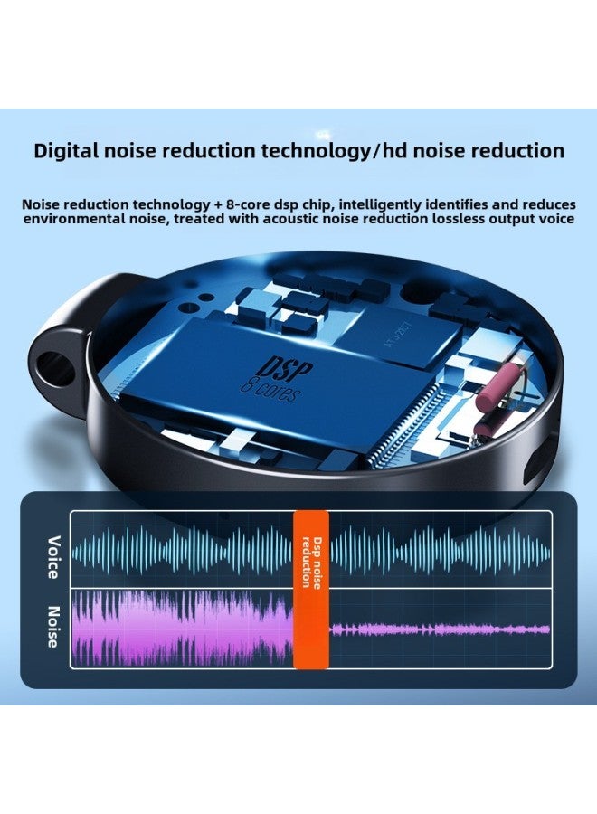 استعداد طويل للغاية، مسجل عالي الوضوح لتقليل الضوضاء، مسجل متعدد الوظائف لتسجيل الاجتماعات في الفصل - اللون: أسود - السعة: 32 جيجابايت - Image 5