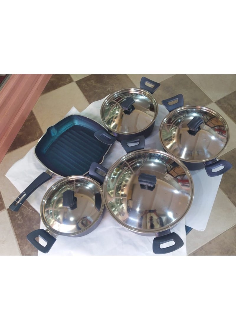 Martev Turkish Granite 9-Piece Cookware Set 1180 - Image 3