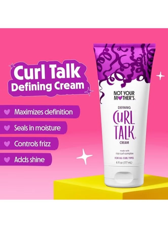 Not Your Mother's, Curl Talk®, Defining Cream, For All Curl Types, 6 fl oz (177 ml) - Image 2