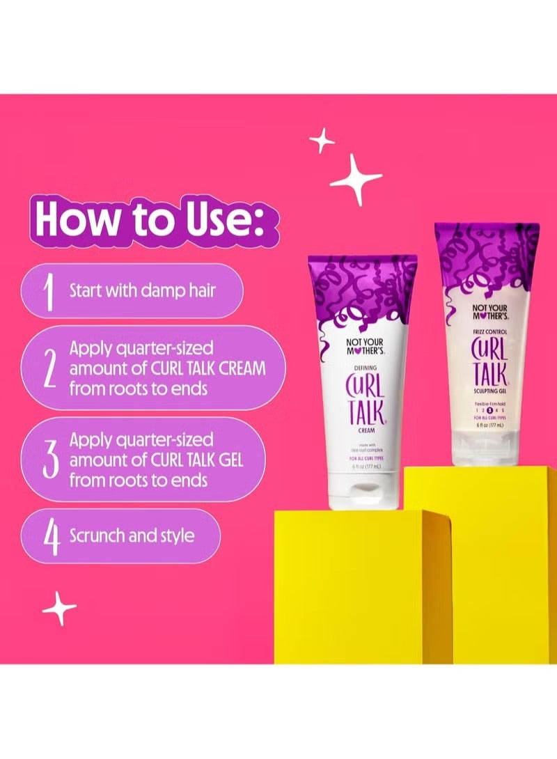 Not Your Mother's, Curl Talk®, Defining Cream, For All Curl Types, 6 fl oz (177 ml) - Image 3