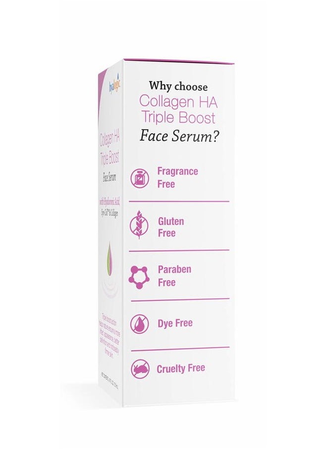 Hyalogic - HA Collagen Serum - Triple Boost Face Serum for Skin Care - Peptides Serum for Face, Youthful Firmness & Elasticity Collagen Boost, Fragrance & Paraben Free Marine Collagen Serum 0.47 FL OZ - Image 1
