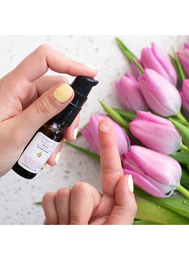 Hyalogic - HA Collagen Serum - Triple Boost Face Serum for Skin Care - Peptides Serum for Face, Youthful Firmness & Elasticity Collagen Boost, Fragrance & Paraben Free Marine Collagen Serum 0.47 FL OZ - Image 1