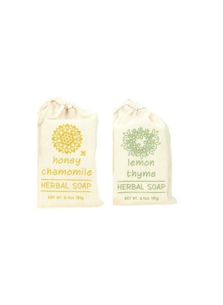 Set Of 2 Herbal Soaps Honey Chamomile And Lemon Thyme6.4 Oz Bars Wrapped In Drawstring Cloth Sacksenriched With Shea Butter Virgin Olive Oil And Fresh Botanical Scents - pzsku/Z82B45935BA3311830890Z/45/_/1707975655/f7f30918-d2fb-43c7-829e-acf31e97d3ec