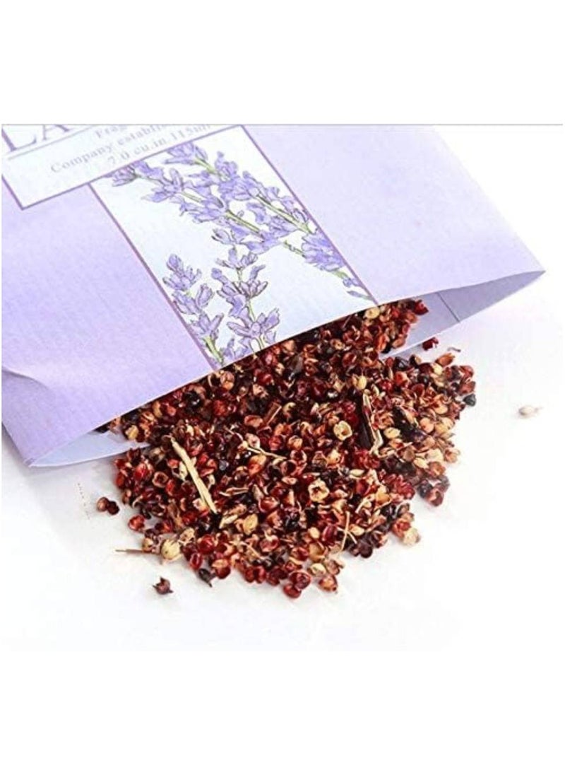 لافندر أكياس معطرة مع خطاف معلق أكياس معطرة طبيعية معطرات خزانة الملابس لخزانة الملابس والحمام والسيارة الخزامى  - Image 2