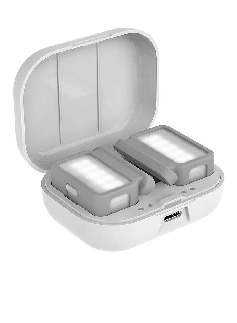 Excefore Mini LED Fill Light for Smartphone, Smartphone Mini LED Camera Light with Charging Box, Phone Portable Fill Light, Photography Lighting Vlog Soft Light, LED Video Conference Light, 3000-6500k  - Image 1
