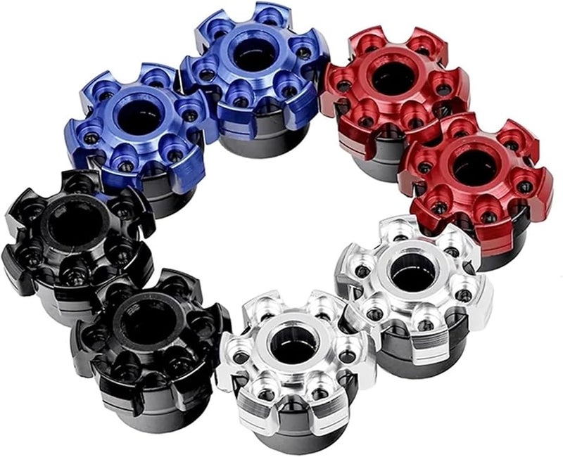 Red Motorcycle Frame Sliders Front Rear Fork Wheel Crash Protectors Anti Falling - Image 4