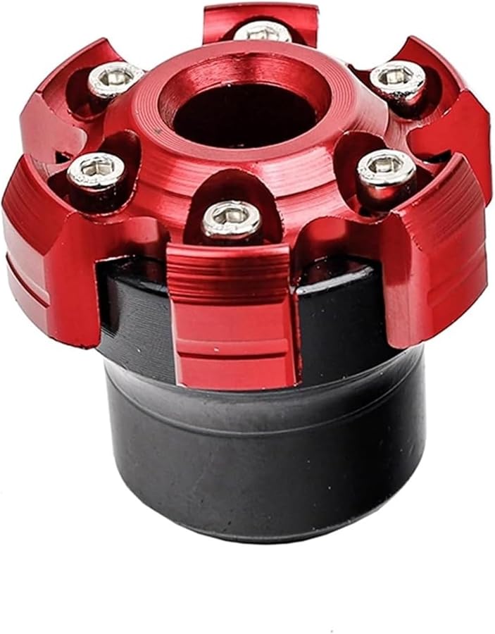 Red Motorcycle Frame Sliders Front Rear Fork Wheel Crash Protectors Anti Falling - Image 2