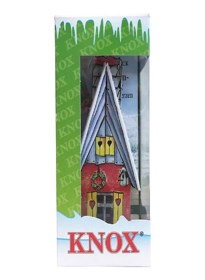 Knox Chalet House 2 x 4.5 Inch Metal Christmas Incense Smoker Figurine with Pine Incense Cones - Image 5