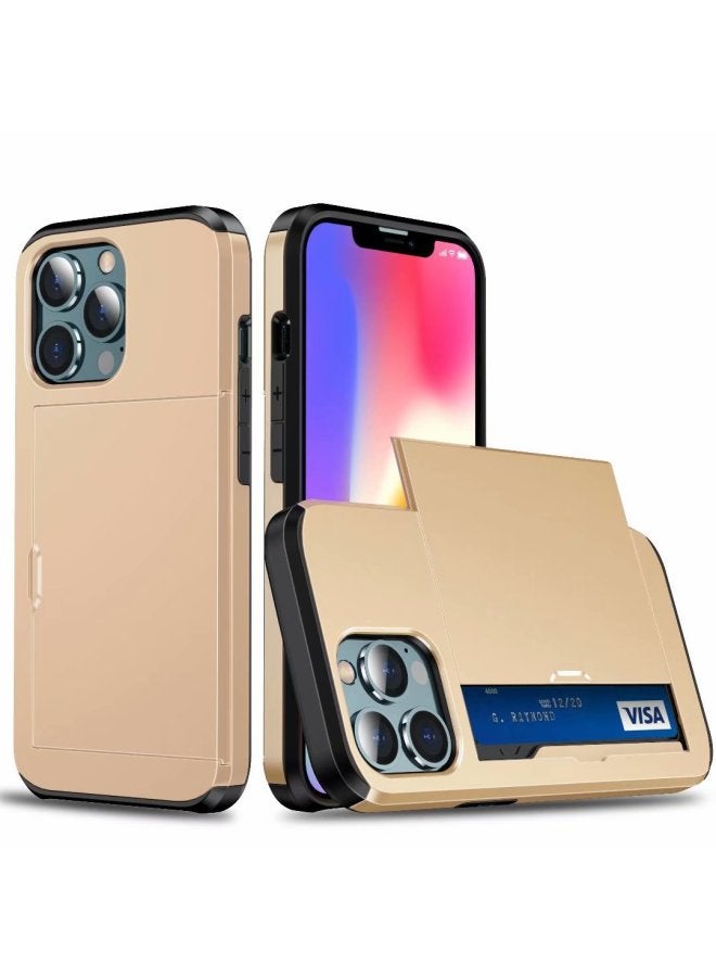 Suitable For Apple Phone Case Slide Card 2-in-1 Card Case Protective Cover  iPhone 11 