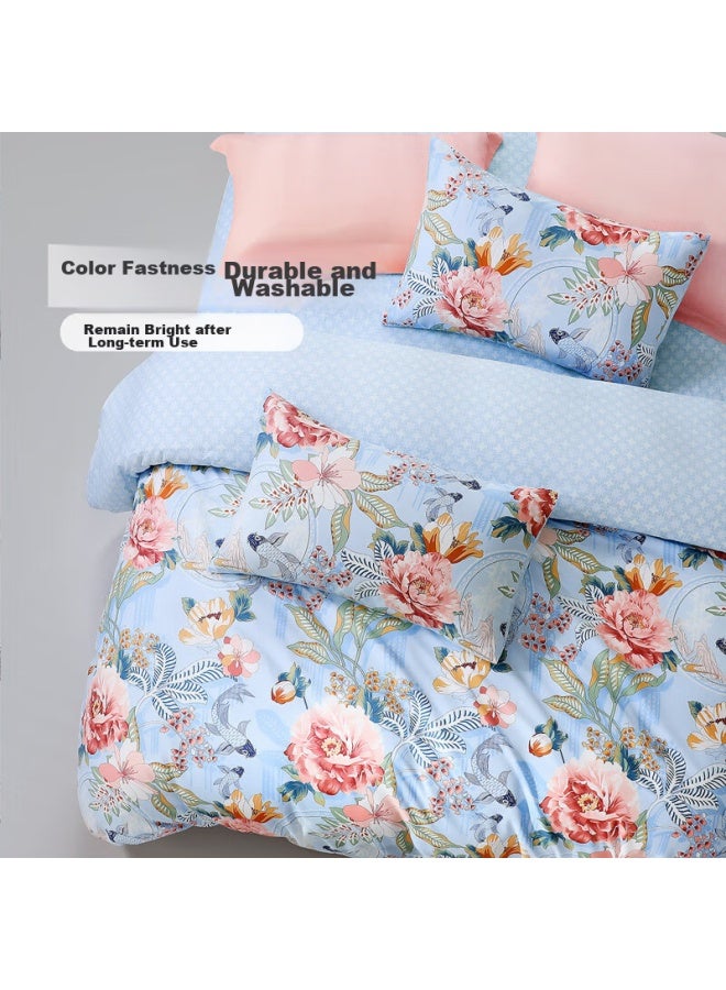 Fuanna Single Pure Cotton Duvet Cover, Cotton Bedding For Student Dormitory, Mattress Cover, 152x210cm - Image 2