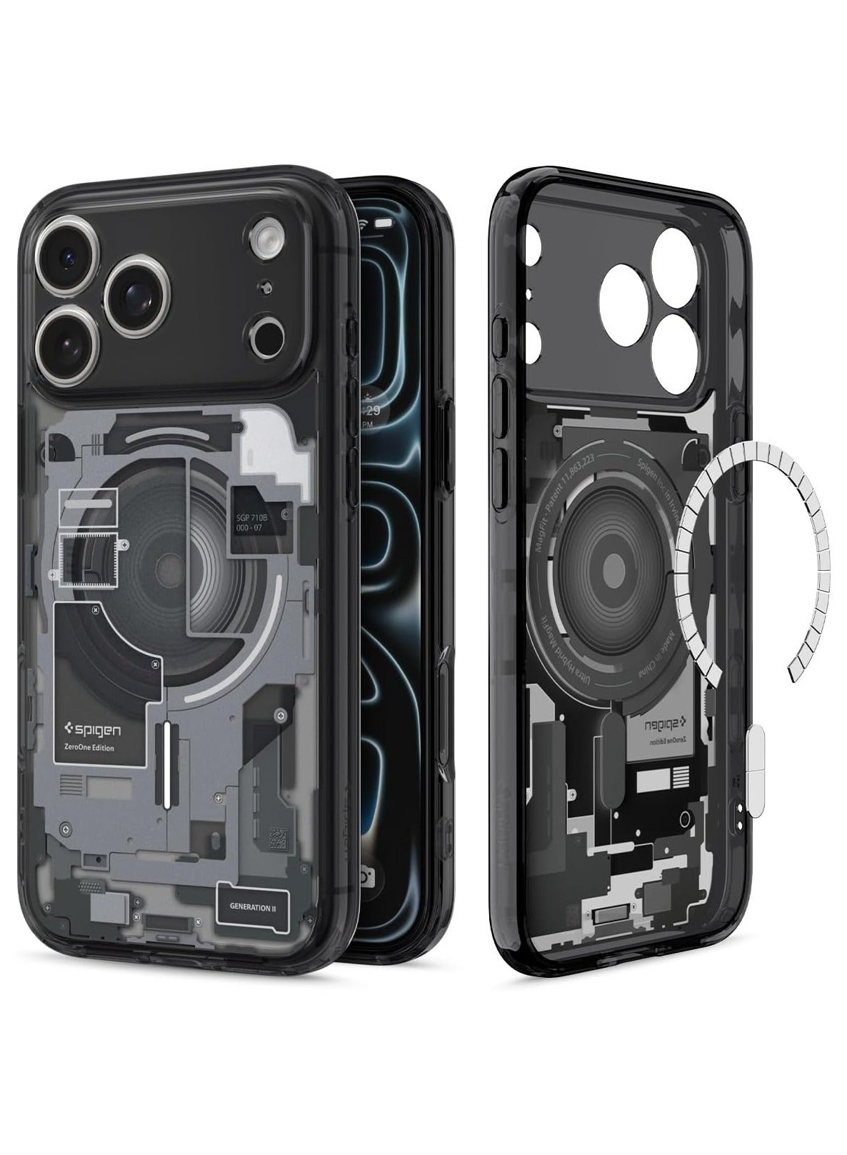 سبيجن Spigen Ultra Hybrid Magfit iPhone 17 Pro Max Case Cover With Magsafe