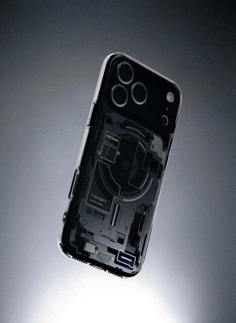 Spigen Ultra Hybrid MagFit iPhone 17 Pro Max Case Cover with MagSafe (2025) - Zero One Black - Image 3