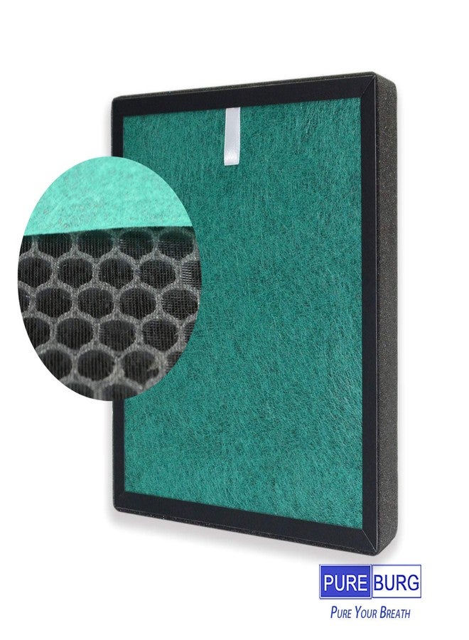 PUREBURG فلتر بديل من بيوربيرغ متوافق مع أجهزة تنقية الهواء Elechomes A3B و A3B WIFI و Olansi KJ200-A3B و Habitat 280a(e)، عبوة من قطعتين H13، ترشيح رباعي المراحل - Image 5
