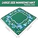 Jongyance Printed American Learning Mahjong Mat 33x33 with Black Carrying Bag AntiSlip NoiseReducing Mahjong Table Mat for Mahjongg Poker Board Games Dominoes - Image 4