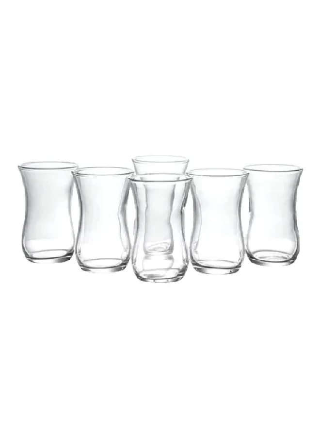 Luminarc 6-Piece Estakan Drinking Glass Set Clear 120 ml V3159