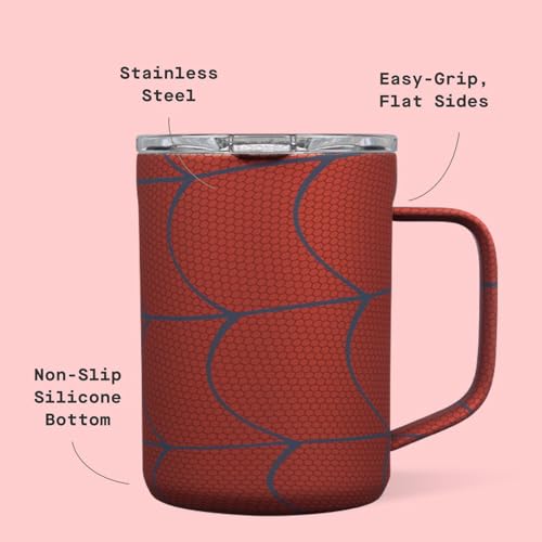 Corkcicle Classic Coffee Mug - Triple Insulated Stainless Steel for Travel - Shatter-Proof Lid - Keeps Drink Hot Over 3 Hours - Holiday Mug Gift - Great for Gifting Warmth - 16 oz - Spider-Man - Image 4