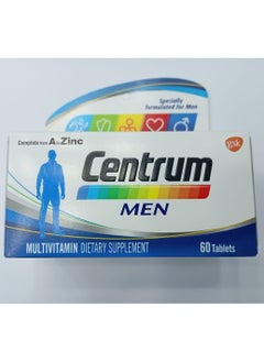 gsk Centrum Men Multivitamin Dietary Supplement, 60 Tablets  - Image 1