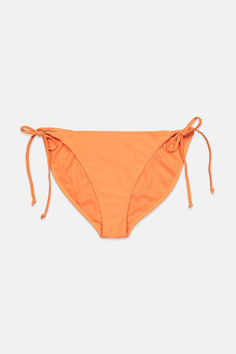 C&C California Women Solid Bikini Bottom, Orange - Image 1