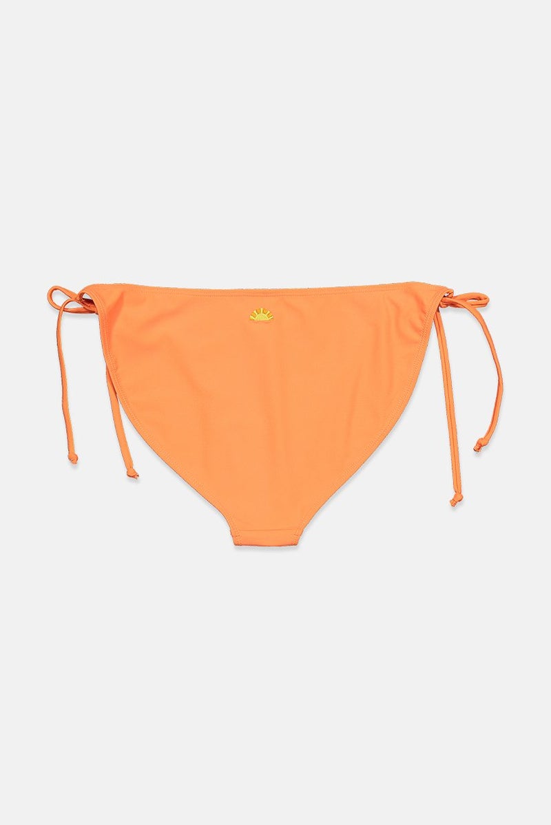 C&C California Women Solid Bikini Bottom, Orange - Image 2