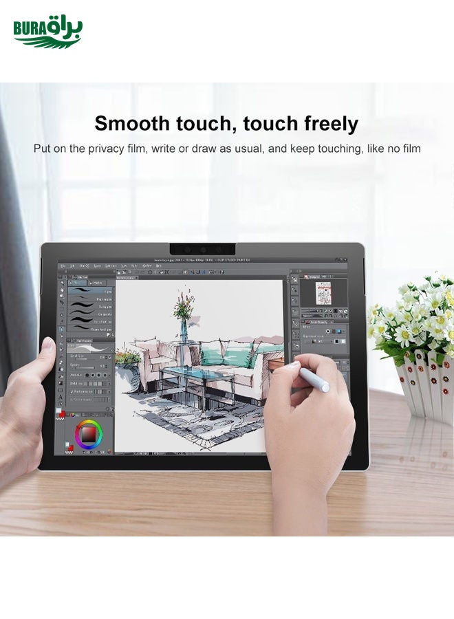 BURAQ Laptop Frame Glue Anti-peeping Film For MicroSoft Surface Book 1 / 2 / 3 - Image 4