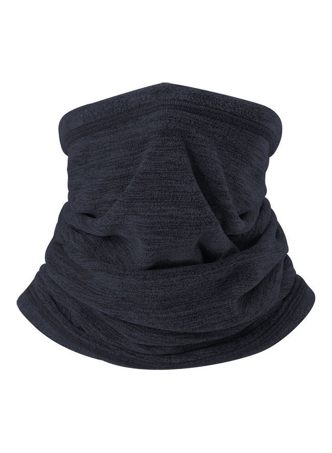 Generic Winter Sports Neck Warm Collar Thicken Soft Face Scarf Mask Neck Gaiter Neck Cover for Winter Dark Blue 30.00*1.00*25.00cm  - Image 1
