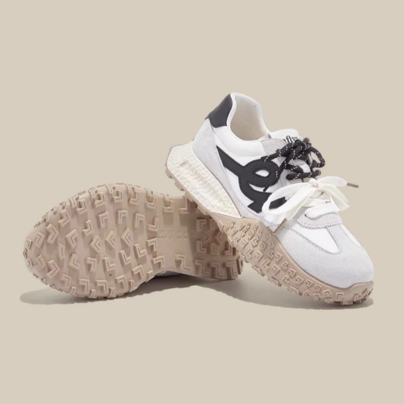 Women's Retro Chunky Sneakers with Inner Height - Image 3