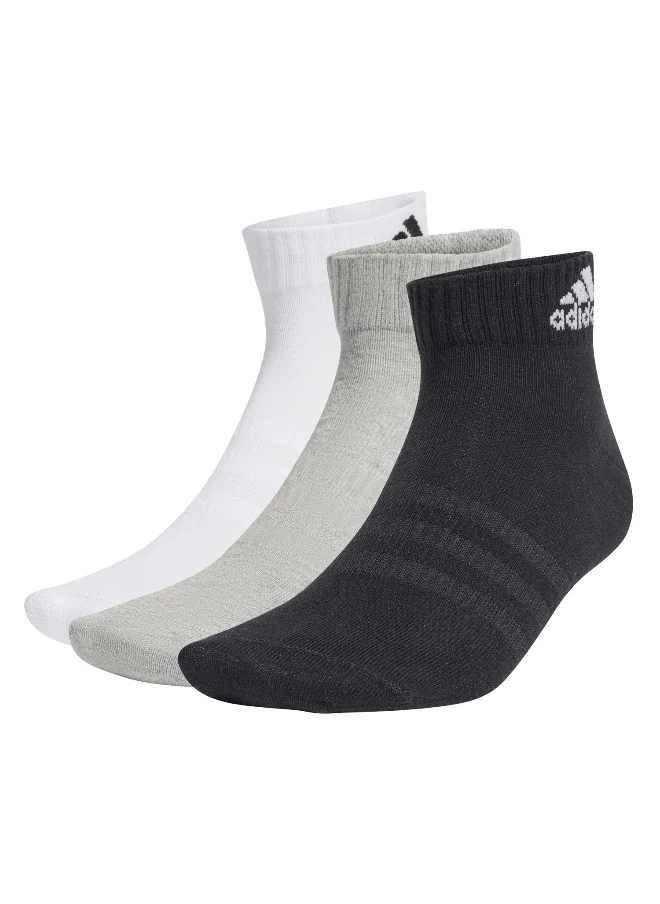 Adidas adidas thin&light sportswear 3 pair pack unisex ankle socks