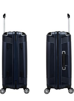 eminent Hard Case Travel Bag Large Luggage Trolley Polycarbonate Lightweight Suitcase 4 Quiet Double Spinner Wheels With Tsa Lock KK10 Night Blue  - Image 3