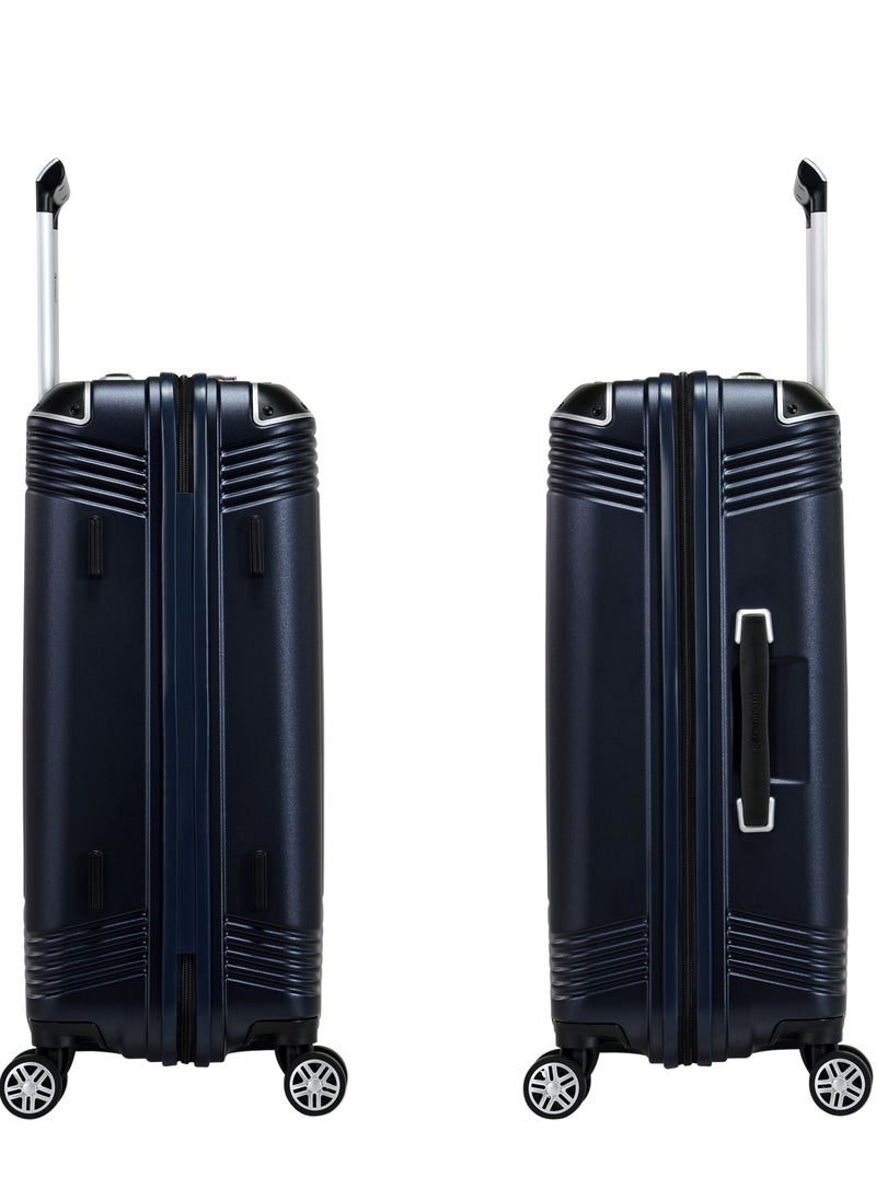eminent - Hard Case Travel Bag Large Luggage Trolley Polycarbonate Lightweight Suitcase 4 Quiet Double Spinner Wheels With Tsa Lock KK10 Night Blue - Image 1