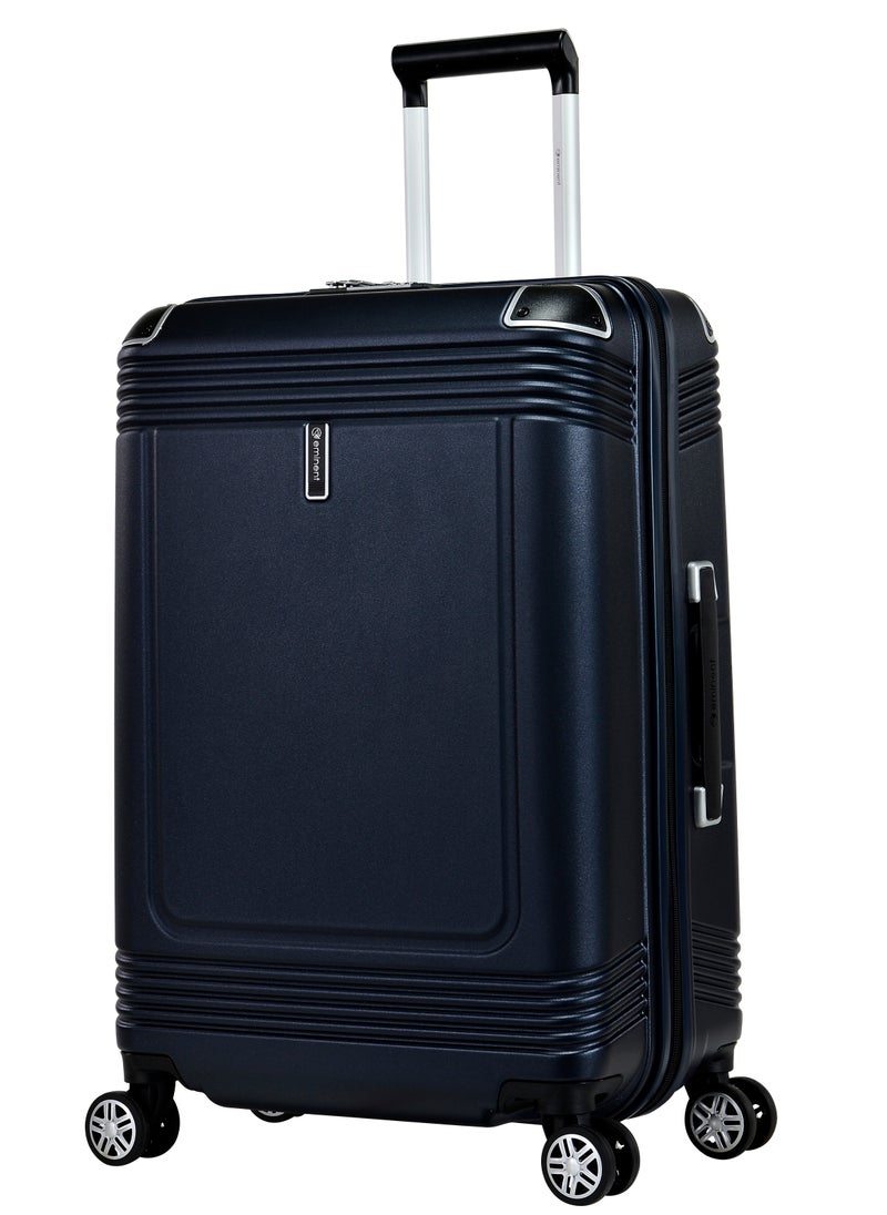 eminent - Hard Case Travel Bag Large Luggage Trolley Polycarbonate Lightweight Suitcase 4 Quiet Double Spinner Wheels With Tsa Lock KK10 Night Blue - Image 1