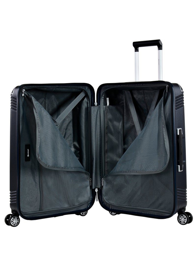 eminent - Hard Case Travel Bag Large Luggage Trolley Polycarbonate Lightweight Suitcase 4 Quiet Double Spinner Wheels With Tsa Lock KK10 Night Blue - Image 1