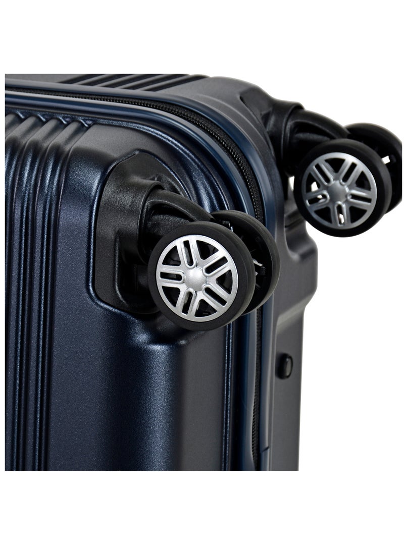 eminent - Hard Case Travel Bag Large Luggage Trolley Polycarbonate Lightweight Suitcase 4 Quiet Double Spinner Wheels With Tsa Lock KK10 Night Blue - Image 1