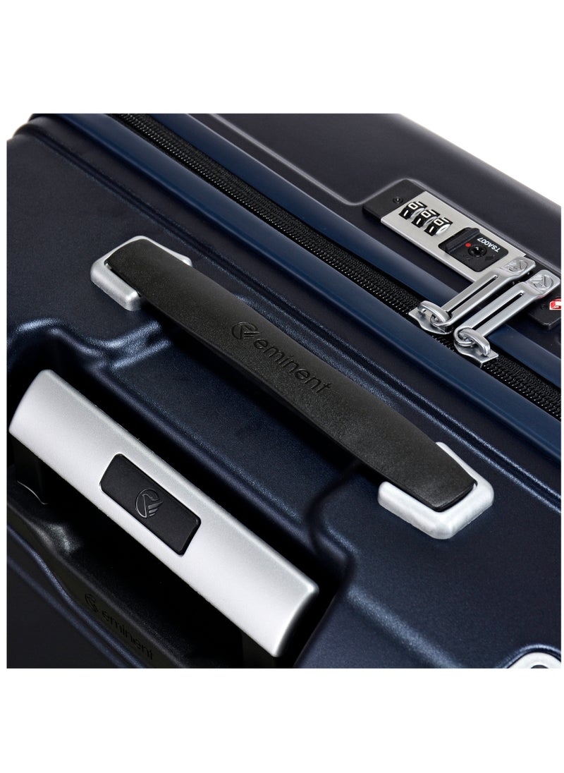 eminent - Hard Case Travel Bag Large Luggage Trolley Polycarbonate Lightweight Suitcase 4 Quiet Double Spinner Wheels With Tsa Lock KK10 Night Blue - Image 1