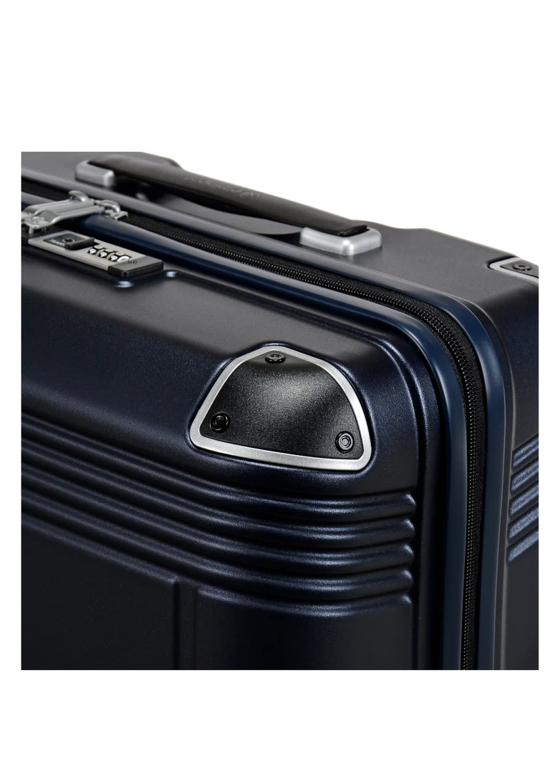 eminent Hard Case Travel Bag Large Luggage Trolley Polycarbonate Lightweight Suitcase 4 Quiet Double Spinner Wheels With Tsa Lock KK10 Night Blue