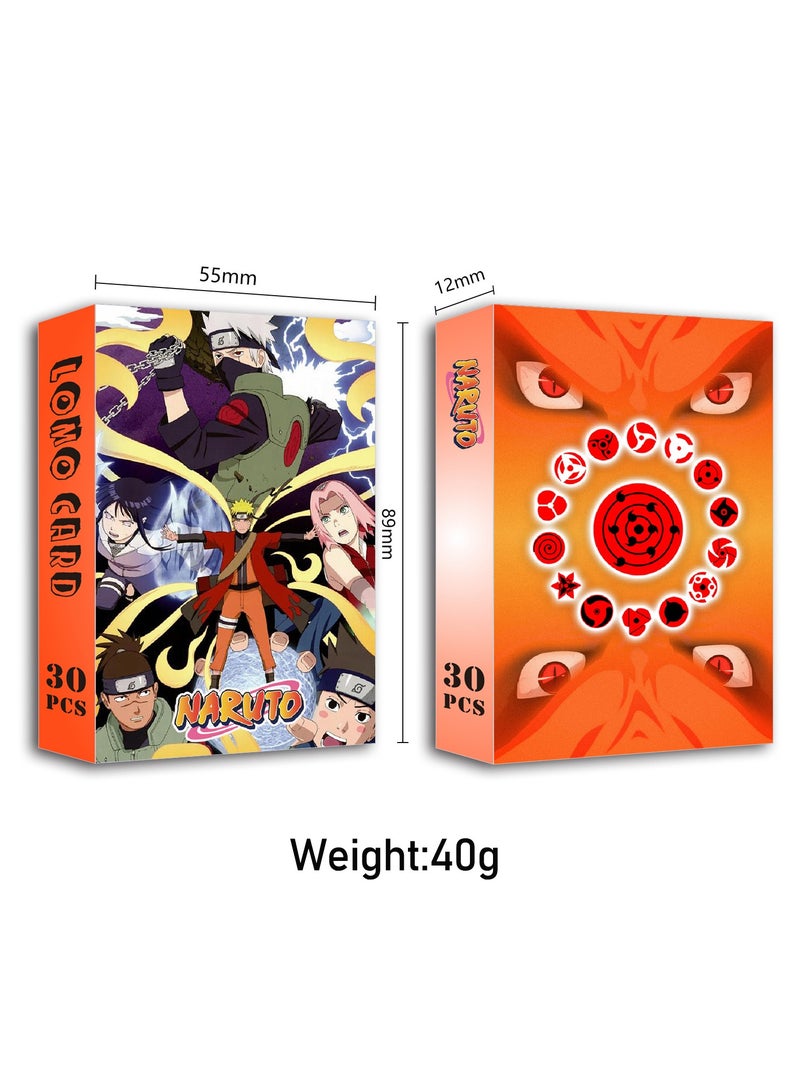 30-Piece Naruto Anime Photo Lomo Cards - Image 2