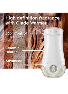 Glade PlugIns Refills Air Freshener Starter Kit, Scented and Essential Oils for Home and Bathroom, Cashmere Woods, 4.02 Fl Oz, 2 Warmers + 6 Refills  - Image 5