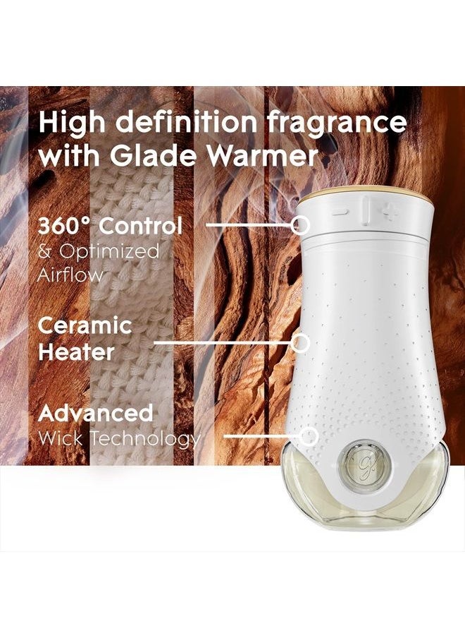 Glade PlugIns Refills Air Freshener Starter Kit, Scented and Essential Oils for Home and Bathroom, Cashmere Woods, 4.02 Fl Oz, 2 Warmers + 6 Refills  - Image 5