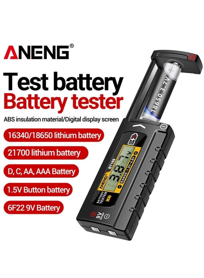 ANENG BT169 اختبار البطاريات الرقمي متعدد القنوات المحمول بدون مصدر طاقة بلاستيك ABS - Image 3