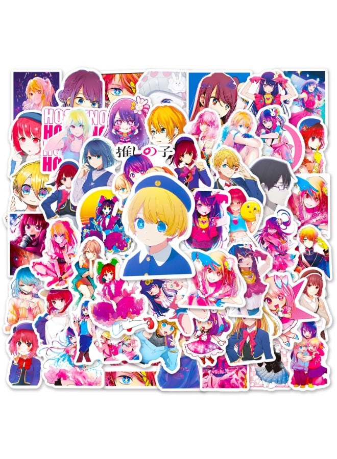 NIBEMINENT 50 Pcs My Push Kid Deco Kit Waterproof Stickers, High Definition Printing Bright Colors, Suitable for Laptop Skateboard Luggage Water Bottle Guitar DIY - Image 1