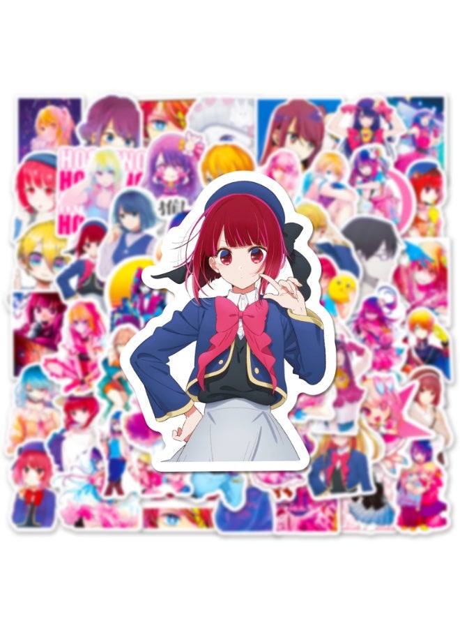 NIBEMINENT 50 Pcs My Push Kid Deco Kit Waterproof Stickers, High Definition Printing Bright Colors, Suitable for Laptop Skateboard Luggage Water Bottle Guitar DIY - Image 3